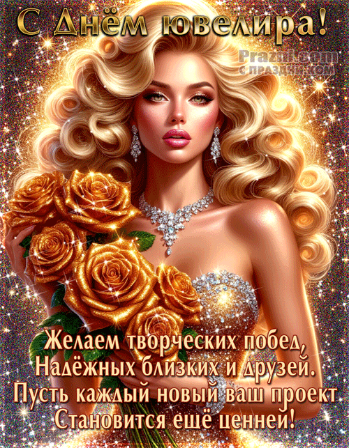 поздравление на День ювелира GIF