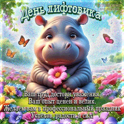 День лифтовика GIF картинка